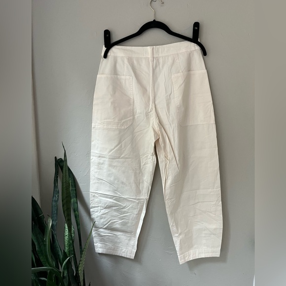 🤍NEW EVERLANE BARREL PANTS IN BONE 8 - Picture 8 of 8